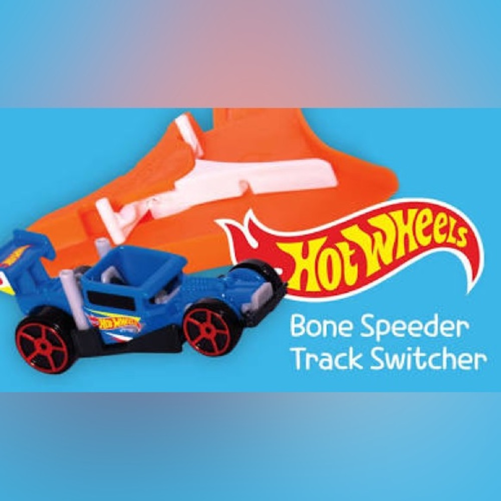 2019 Hot Wheels McDonald’s Toy - Bone Speeder      boys cars happy meal toys boy